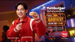 Jollibee Yumburger Dahil Beefiest Alam Mo Yum [upl. by Terzas]