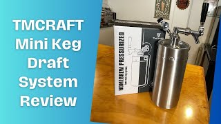 TMCRAFT Beer Mini Keg Growler Review  Brew Dudes [upl. by Marguerita]