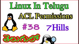 Linux turorials in Telugu  ACl permissions In Telugu  Access Control List [upl. by Eetsim]