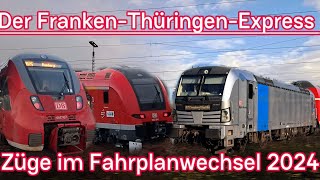 Die neuen Züge am FTX im Fahrplanwechsel 2024  Alex Eisenbahn Träume [upl. by Yessac]