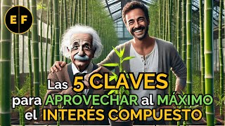 Las 5 CLAVES para APROVECHAR al MÁXIMO el INTERÉS COMPUESTO interescompuesto libertadfinanciera [upl. by Pownall]