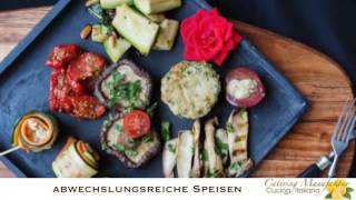 Catering Manufaktur Cucina italiana für Firmenfeiern Partyservice und Hochzeitsessen Hamburg [upl. by Atiuqehs]