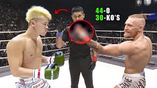 Wow Baby Face Kid Knocks Out with Somersaults Tenshin Nasukawa  Insane Knockouts [upl. by Anelas]