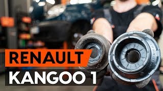 Cómo cambiar copelas del amortiguador delantero en RENAULT KANGOO 1 KC INSTRUCCIÓN AUTODOC [upl. by Anirac]