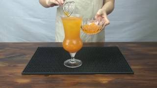 How to make fruit bubble tea mango fruit tea [upl. by Ashwin]