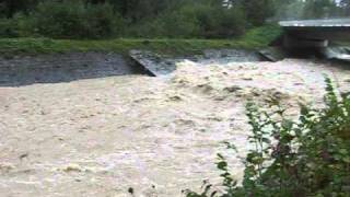 Das Hochwasser der Gross Schliere zwischen Alpnach und Sarnen OWwmv [upl. by Amy]