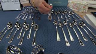 Reed amp Barton 1810 Stainless Steel 53Piece Service for 8 Flatware Set on QVC [upl. by Retep]