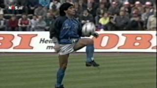 WarmUp Maradona UEFACup semifinal 1989 HD [upl. by Truelove]