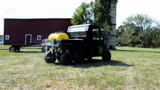 PK UTV Sprayer on Polaris Ranger [upl. by Erdnassac]