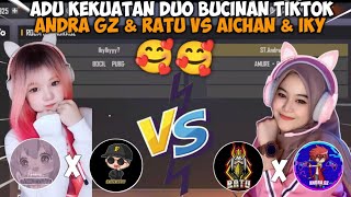 ADU KEKUATAN DUO BUCIN ANDRA ST amp AMURE RATU VS DUO BUCIN AICHAN amp IKY😂 [upl. by Alton]