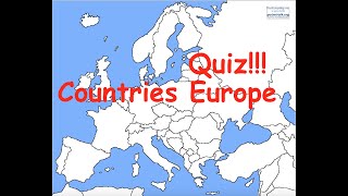 Test Your Knowledge QUIZ COUNTRIES AND CAPITALS EUROPE [upl. by Laird]