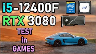 i5 12400F OC  RTX 3080  Test in GAMES  HIGH Settings Tech MK [upl. by Ofella522]