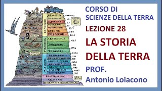 CORSO DI SCIENZE DELLA TERRA  V LICEO  Lezione 28  LA STORIA DELLA TERRA [upl. by Nahguav852]