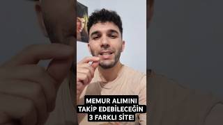 KPSS MEMUR ALIMLARINI TAKİP EDEBİLECEĞİN 3 FARKLI SİTE kpss2024 kpss [upl. by Nema809]