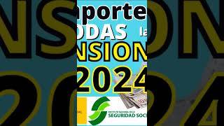 🚀💰𝗜𝗠𝗣𝗢𝗥𝗧𝗘𝗦 𝗱𝗲 𝗹𝗮𝘀 𝗣𝗘𝗡𝗦𝗜𝗢𝗡𝗘𝗦 𝟮𝟬𝟮𝟒 𝐬𝐞𝐠𝐮𝐧 𝐞𝐥 𝐆𝐨𝐛𝐢𝐞𝐫𝐧𝐨👍 gestionesfaciles jubilacion subidapensiones [upl. by Alegnatal]