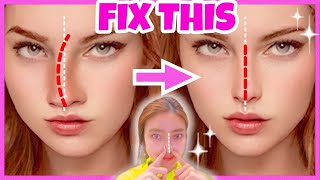 Fix Asymmetrical Nose with this Exercises amp Massage Get Slim Nose Naturally [upl. by Bern]