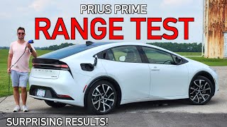 How FAR can the New 2023 Toyota Prius Prime go on a Single Charge  RealWorld EV Range Test [upl. by Melisande215]