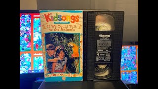 Opening To Kidsongs If We Could Talk To The Animals 1995 VHS [upl. by Akenor]