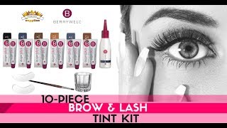 BERRYWELL BROW amp LASH TINT by Gold Cosmetics amp Supplies [upl. by Elrae]