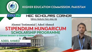 Stipendium Hungaricum Scholarship Programme Alumni Testimonial Adeel Ahmed [upl. by Hildagarde]