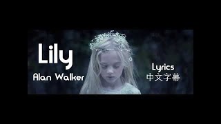 Alan Walker  Lily lyrics 中文字幕 [upl. by Niawat]