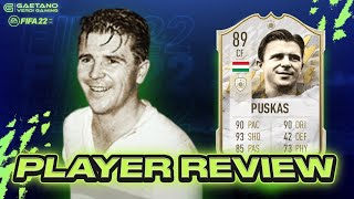 FERENC PUSKAS 89  Seine Baby Icon Karte im Test  FIFA 22 Player Review [upl. by Bausch383]