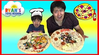 PIZZA CHALLENGE RYAN TOYSREVIEW [upl. by Madonna]