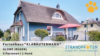 Ferienhaus mit Hund auf Rügen I Ostsee I Ferienhaus „Klabautermann“ I STRANDPFOTEN [upl. by Bryce]