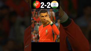 Ronaldo Destroyed Sunil Chhetri  Portugal vs India Final World Cup 2026 Imaginary football shorts [upl. by Belden246]