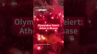 Athen in Ekstase 💥  Nach 1 europäischen Titel für griechischen Klub  SRF Sport [upl. by Oiromed]