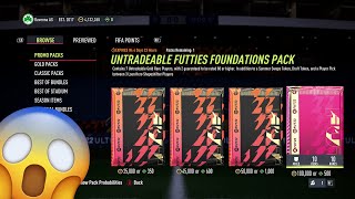 NEW UNTRADEABLES FUTTIES FOUNDATIONS PACK OPENED FIFA 22 ULTIMATE TEAM [upl. by Burkitt]