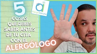 📝5 COSAS que debes saber ANTES de ir con el ALERGÓLOGO 🖐 [upl. by Phyllys]