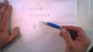 15 Potenser multiplikation och division [upl. by Iolanthe]