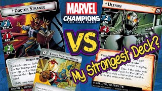 Dr Strange Vs Ultron Expert Marvel Champions Playthrough  Dr Strong [upl. by Lambart]