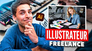 Comment Devenir Illustrateur Freelance Étape par Étape [upl. by Akehsal]