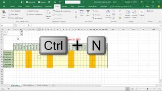 Build an Automatic Calendar with Macro in Excel [upl. by Edivad474]