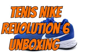 Unboxing Tênis Nike Revolution 6 [upl. by Akehs]