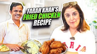 Mere Bacchon Ki Favorite Fried Chicken Aur Mashed Potatoes Ki Recipe FarahKhanK [upl. by Gosser]