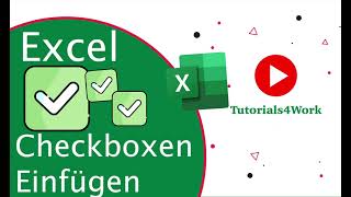 Excel Checkbox in Zelle einfügen mit bedingter Formatierung [upl. by Anauqes]