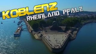 Koblenz 🏙 Rheinland Pfalz  Seilbahn 🚠 Deutsches Eck Festung Ehrenbreitstein 🏰 [upl. by Norad]