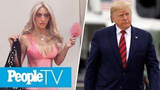 Kim Kardashian Heidi Klum amp More Halloween Costumes Trump Becomes Florida Resident  PeopleTV [upl. by Aerdnek]