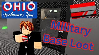 Red Key Card Opening The Military Base Vault 🔑  Roblox  Ohio [upl. by Ahsitauq]