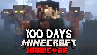 I Spent 100 Days in a Zombie Apocalypse in Minecraft Heres What Happened [upl. by Mahmud]