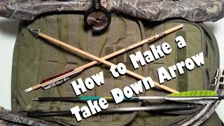 Make a Take Down Arrow Bug Out Bag EASY [upl. by Nylorac]