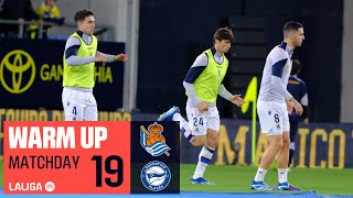 Calentamiento Real Sociedad vs Deportivo Alavés [upl. by Vharat]