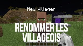 4 façons de renommer les Villageois SurvieCréatif  Minecraft [upl. by Eimiaj]