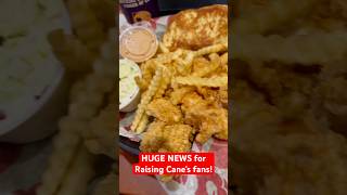 DELICIOUS news for Raising Cane’s fans fastfood foodhacks raisingcanes chicken [upl. by Ahsaek]