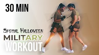 MILITARY HALLOWEEN WORKOUT 🎃  INTENSE CARDIO DANCE WORKOUT  30 MINUTES [upl. by Denver]