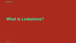 What is Lodestone [upl. by Adnesor]