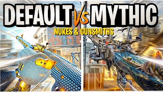 MG42 MYTHIC VS DEFAULT 2 GUNSMITH  2 NUKES [upl. by Adur]